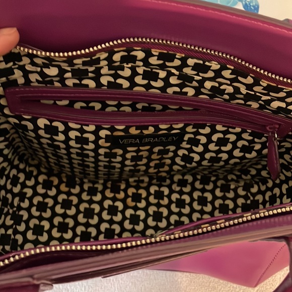 Vera Bradley purple leather purse - Picture 14 of 16